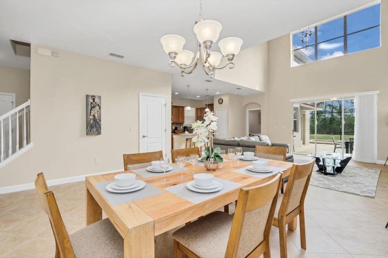 Near Disney - 5Br Home- Games Pool Hot Tub & Bbq Kissimmee Luaran gambar
