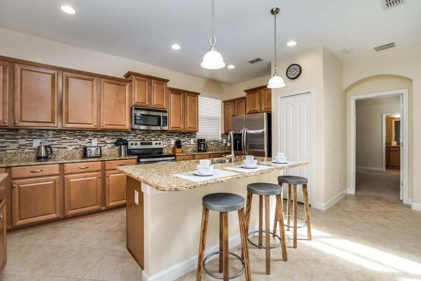 Near Disney - 5Br Home- Games Pool Hot Tub & Bbq Kissimmee Luaran gambar
