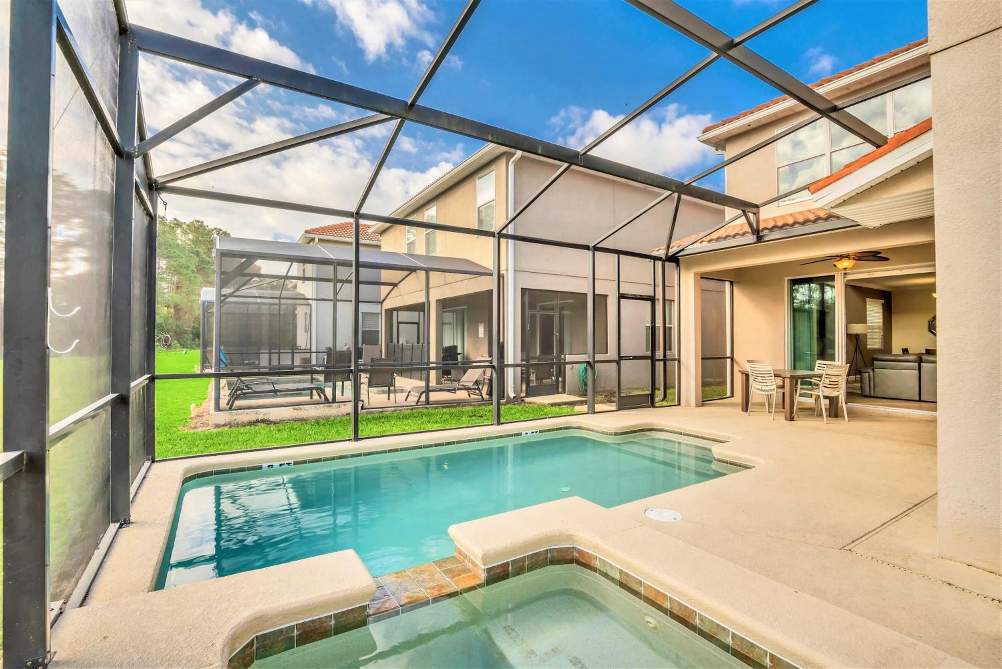 Near Disney - 5Br Home- Games Pool Hot Tub & Bbq Kissimmee Luaran gambar