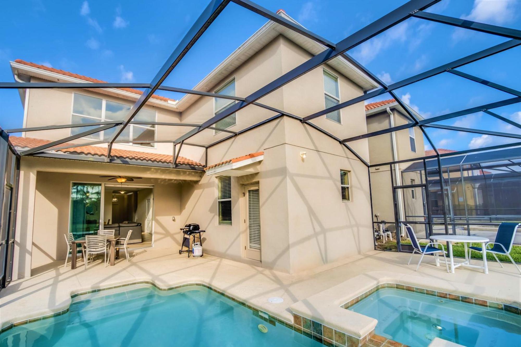 Near Disney - 5Br Home- Games Pool Hot Tub & Bbq Kissimmee Luaran gambar
